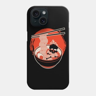 skull ramen Phone Case