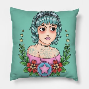 FLOWERS TATTOO Pillow