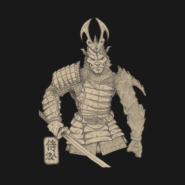 Samurai Warrior by ruffsketch