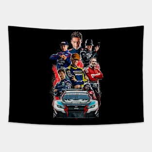 Nascar Driver Star Tapestry