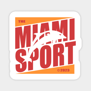 Vintage - The Miami Sport 2023 - Dolphin football Magnet