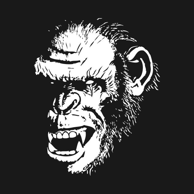 ape, wild , monkey by ThyShirtProject - Affiliate