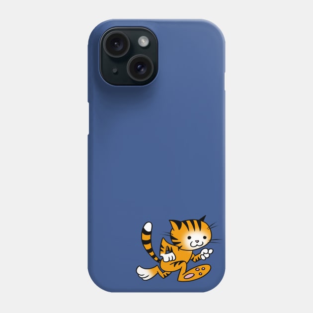 Run Cat Run Phone Case by brightredrocket