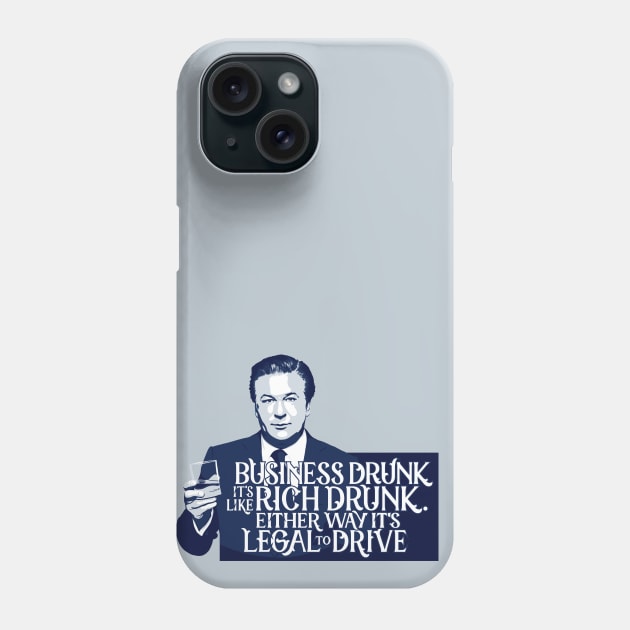 Business Drunk Phone Case by polliadesign