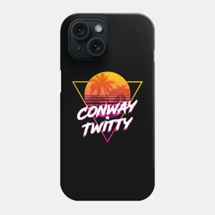 Conway Twitty - Proud Name Retro 80s Sunset Aesthetic Design Phone Case