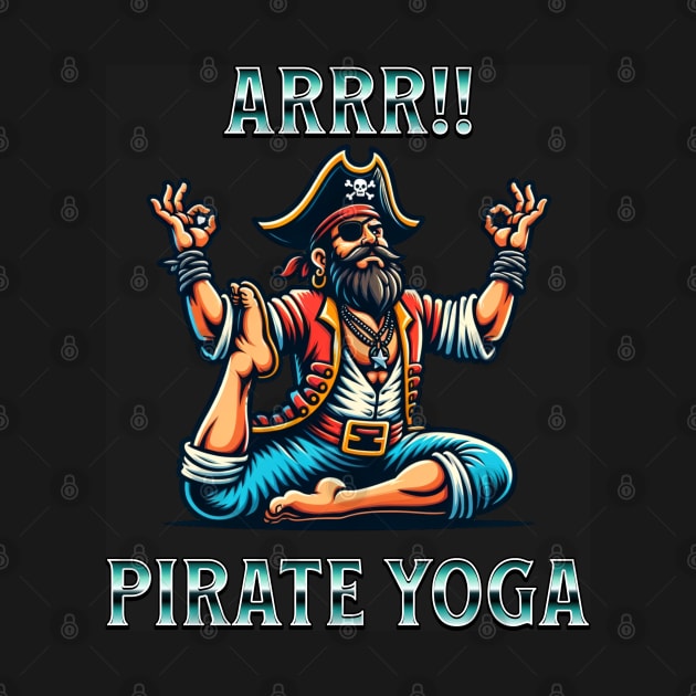 Funny Yoga Funny Pirate by Bootylicious