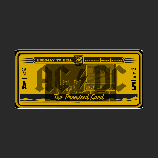 Promised Land License Plate by xxtinastudio