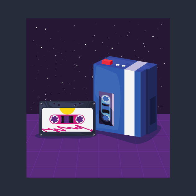 Cassette Tape Player by waltzart