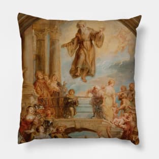 The Miracles of Saint Francis of Paola by Peter Paul Rubens Pillow