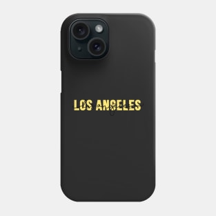 Los Angeles - Yellow Phone Case