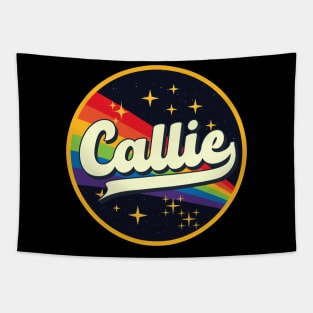 Callie // Rainbow In Space Vintage Style Tapestry