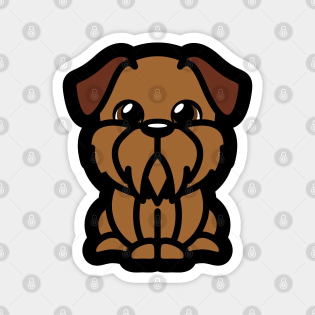 Brussels Griffon Tooniefied Magnet by Tooniefied