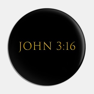 John 3: 16 Pin