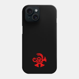 Samurai Family Crests - Tachibana - Red Phone Case