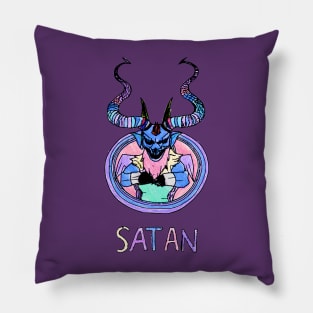 Color Book Satan 2 Pillow