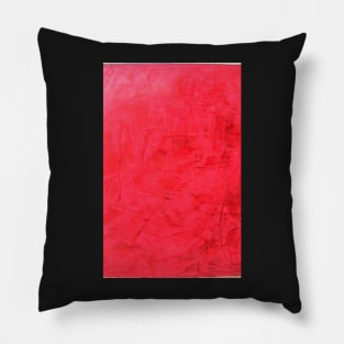 Venetian marble plaster red Pillow