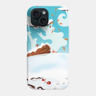 Winter mushrooms Phone Case