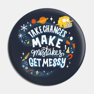 Magic Schoolbus Frizzle Quote Pin