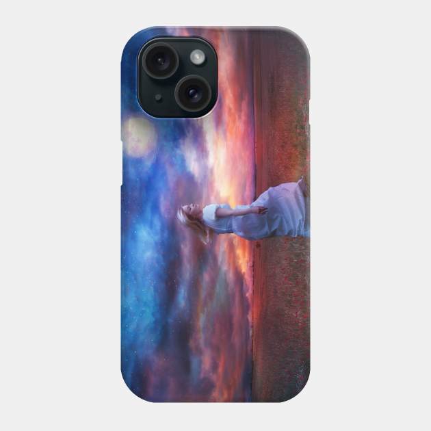 Full Moon Phone Case by Phatpuppy Art