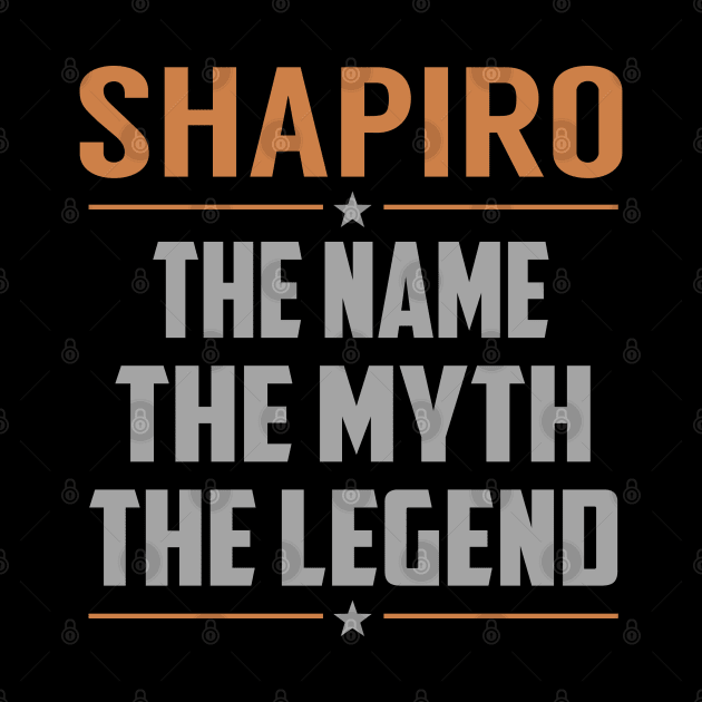 SHAPIRO The Name The Myth The Legend by YadiraKauffmannkq
