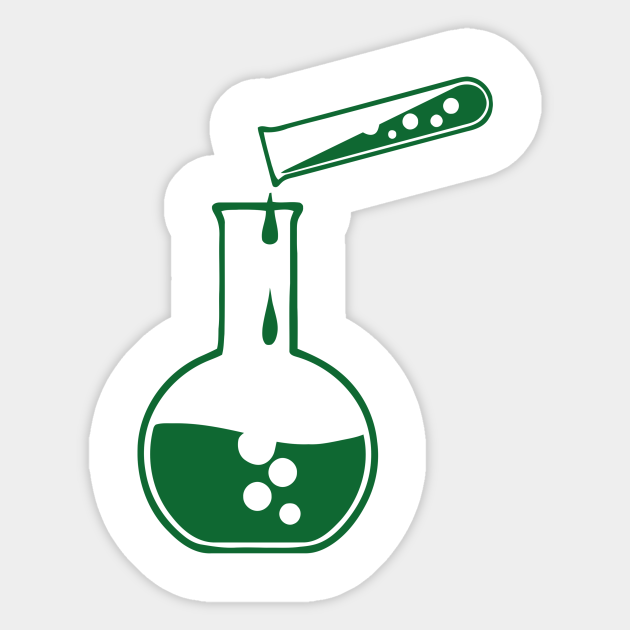 Distill Parasit skepsis Mixing Chemicals - Mixing Chemicals - Sticker | TeePublic