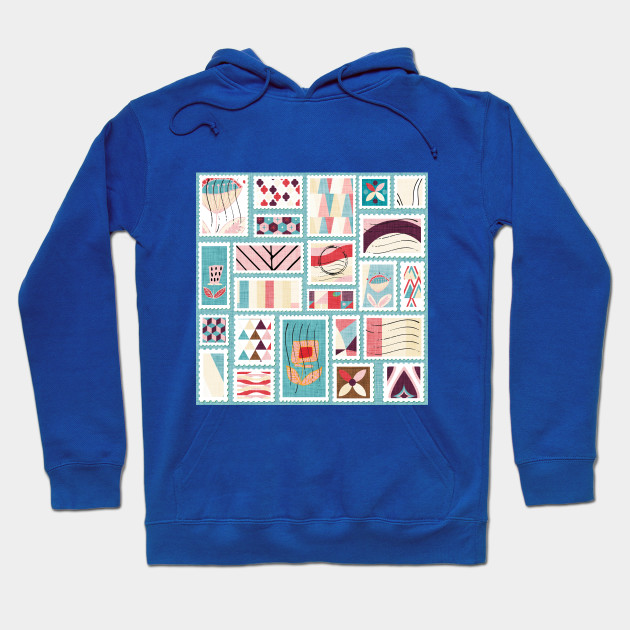 BABY BLUE STAMP HOODIE