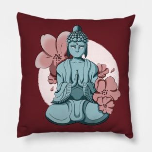 Floral buddha Pillow