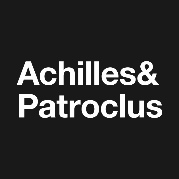 Achilles & Patroclus Greek Myth Ampersand Gift by terrybain