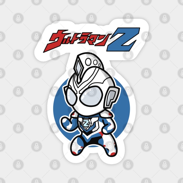 Ultraman Z Original Form Chibi Style Kawaii Magnet by The Toku Verse