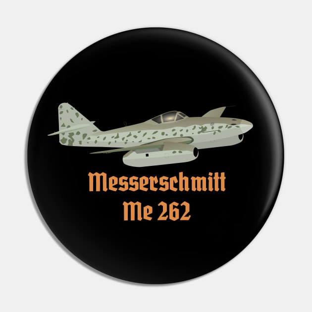 Messerschmitt Me 262 German WW2 Airplane Pin by NorseTech