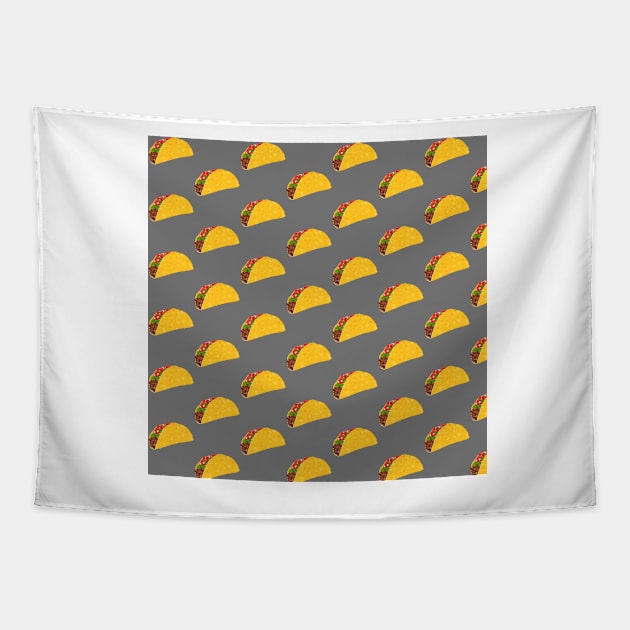 Gray Taco Tapestry by IslandofdeDolls