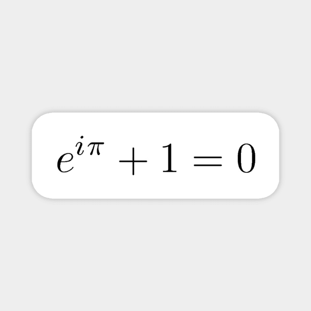 The Beautiful Equation: Euler's Identity Magnet by luckylucy