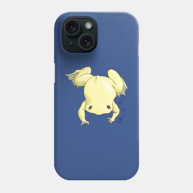 Platanna (Xenopus laevis) - Albino Phone Case by Furia And Mimma