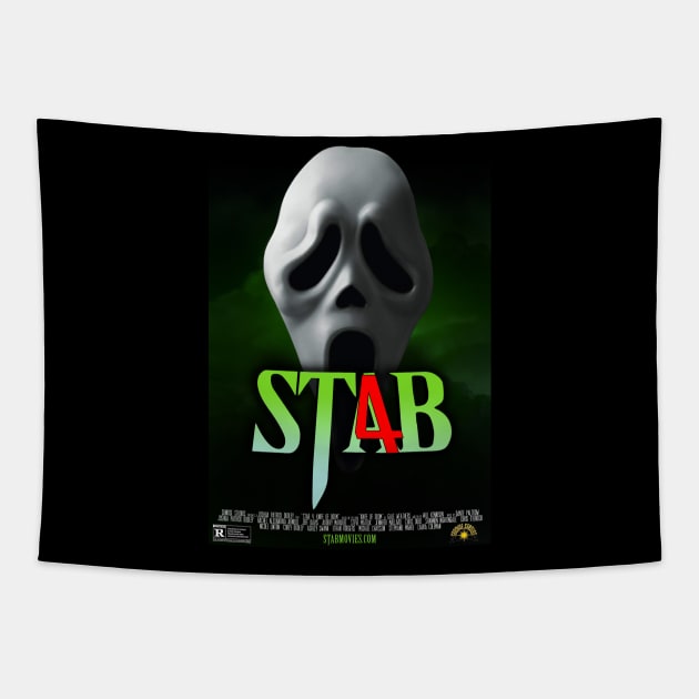 Stab 4 Poster Tapestry by StabMovies