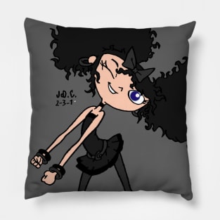 Izzy Black Pillow