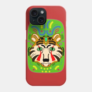 Tribal Carnival Tiger Card Phone Case