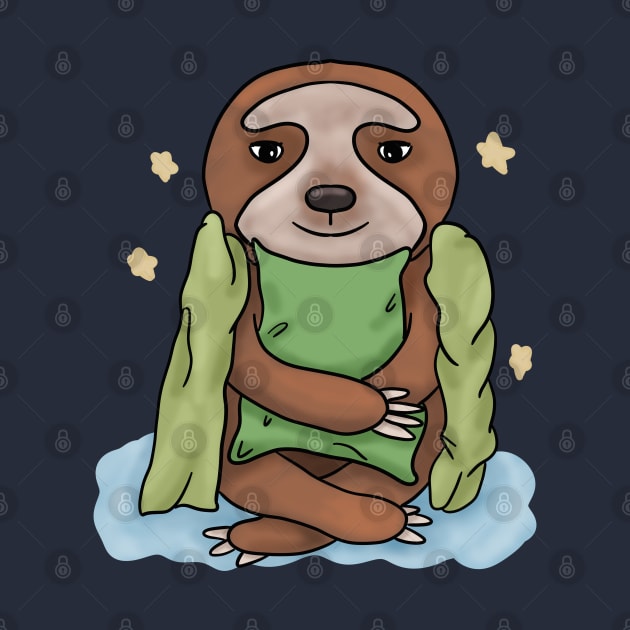 Sleeping sloth by Antiope