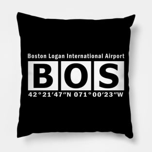 BOS Airport, Boston Logan International Airport Pillow