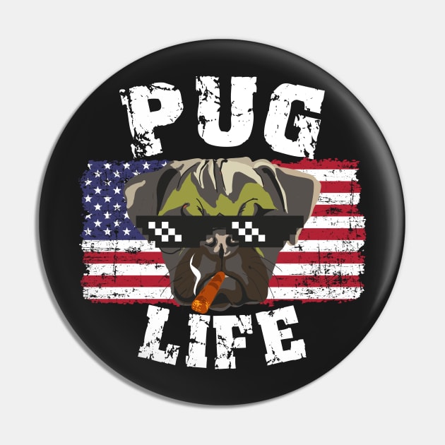 Pug life Pin by HomeCoquette