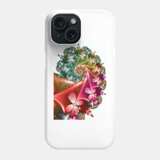 Abstract Fractal Spinning Spring Spiral Bouquet Phone Case