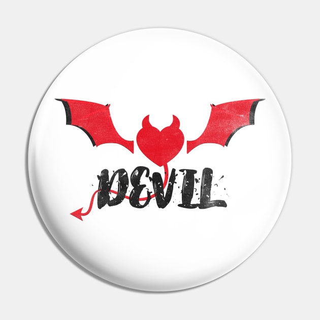 Devil Couple Matching Pin by PlimPlom