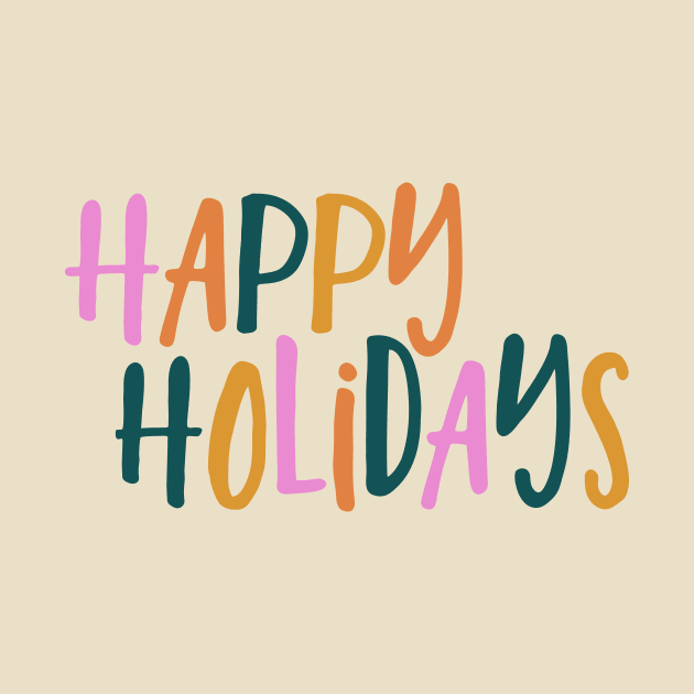 Happy Holidays | Retro Colors by OpalEllery