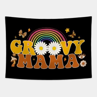 Groovy Mama Rainbow Tapestry