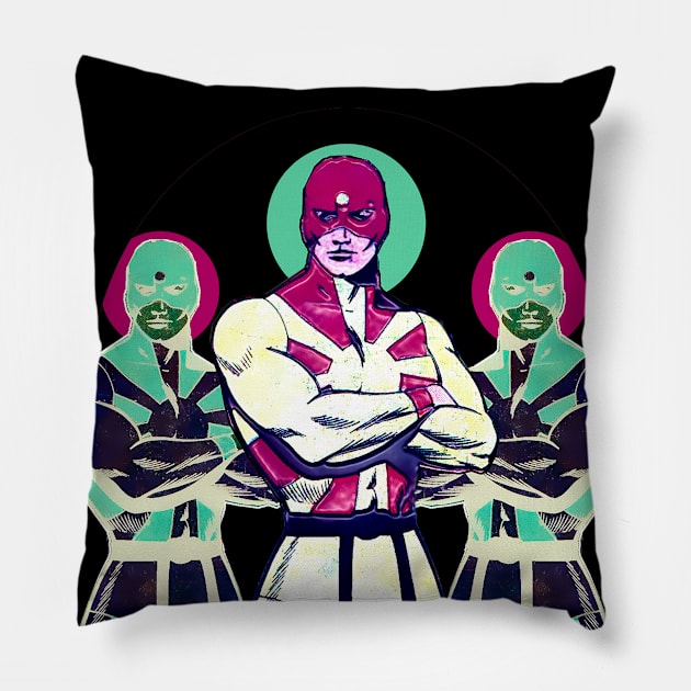 Great heroes of the universe Pillow by Marccelus