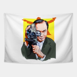 John Woo - An illustration by Paul Cemmick Tapestry