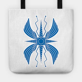 Imperial Roman Shield III. Scutum III (blue) Tote