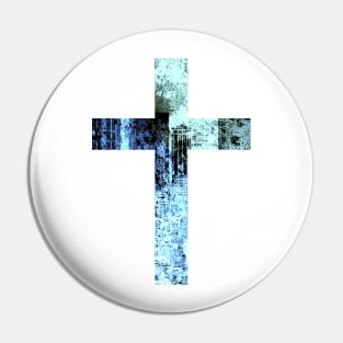 City Easter Cross Design Pin