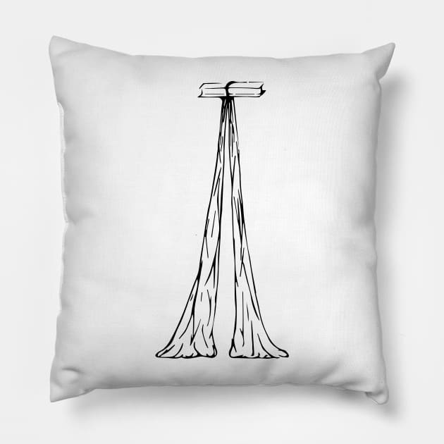 Aerial silks circus Pillow by Carijn