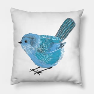 Blue Bird Pillow