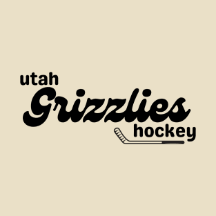 Grizzlies Lil' Hockey Stick Black T-Shirt